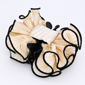 Hermosa flor pelo garras color puro pinza de pelo con borde negro, accesorios <span class=keywords><strong>para</strong></span> el <span class=keywords><strong>cabello</strong></span> <span class=keywords><strong>para</strong></span> chicas - Product Image 3