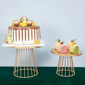 Présentoirs à gâteaux en cristal doré, présentoirs pour cupcakes, desserts, pour mariage, anniversaire, fête
