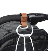 Crochet de poussette en gros, crochet en aluminium avec sangle en velcro, léger, durable, placement personnalisable pour toutes les occasions