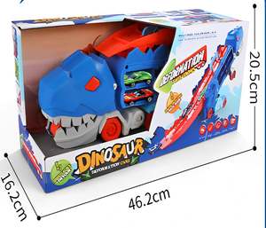 Autobús de Metal Fundido a Presión Personalizable, Modelos de Juguetes Pequeños, Pista de Carreras, Derrapes, Dinosaurios de Fricción, Juguetes de Coche para Niños - Product Image 2