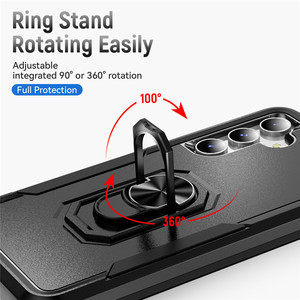 Hai Lớp TPU PC chống sốc điện thoại bìa cho Samsung Galaxy S23 FE S23 cộng với lai chống xước điện thoại di động trường hợp với chân đế - Product Image 5