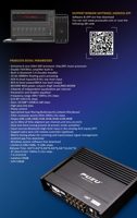 Mini Procesador de Sonido DSP para Auto PZ-X4800S de 8 Canales y 32 bits con Potencia de Salida de 8X150W, Amplificador para Auto