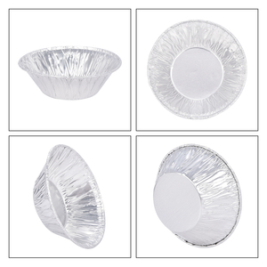 1611 tazas de papel de aluminio desechables de grado alimenticio 40ml moldes pequeños para pasteles y magdalenas 1,35 oz molde Circular para bandeja de tarta de huevo para hornear - Product Image 4