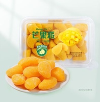 Zhongbao Snacks Zoete Gouden Kubusvormige Mango Fruitgelei Gummy Candy Bulk Halal 280g OEM ODM MOQ Zak