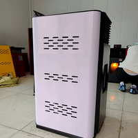 Poêle à granulés de bois à air chaud 60KW, allumage automatique, chauffage d'air intérieur pour la maison, équipement de chauffage à haute efficacité