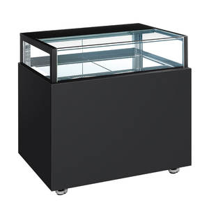 Vitrina Refrigerada de Vidrio de Una Sola Capa con Ángulo Recto y Enfriamiento por Aire, con LED y Desempañador, para Supermercados, Congelador/Refrigerador, Exhibidor de Pasteles - Product Image 2