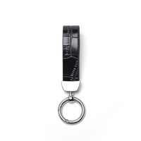 Cynoysure — porte-clé en cuir véritable et métal, logo personnalisé, porte-clé, cadeau