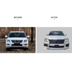 El kit de carrocería Incluye rejilla de parachoques trasero delantero para guardabarros para LEXUS 570 LX570 2008 2009 2010 2011 2012 <span class=keywords><strong>2013</strong></span> 2014 2015 - Product Image 2