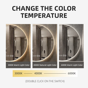 ETL CE SAA OEM Công Tắc Đèn Nền LED Chiếu Sáng Gương Thông Minh Cảm Ứng Gương Phòng Tắm Gắn Tường Có Đèn - Product Image 5