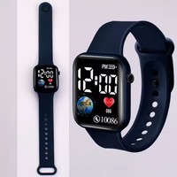 Perangkat Pengatur Waktu Digital LED Baru untuk Anak Laki-laki & Perempuan, Olahraga, Tahan Air, Kronograf Karet, Alarm, Perangkat Pengatur Waktu Elektronik Kasual