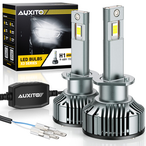 หลอดไฟหน้ารถยนต์ Auxito 12V 24V รุ่น H1 LED กำลังไฟ 120W ความสว่าง 24000LM แสงสีขาวเย็น 6500K หลอดไฟหน้า LED H1 - Product Image 1