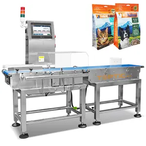 TT-CW300 High Accuracy Automatic Online Check Weigher Machine For Bag Snack