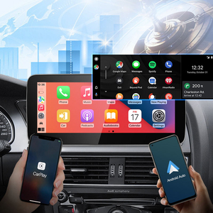 Lecteurs vidéo de voiture Android 14 Snapdragon 665 avec CarPlay sans fil pour <span class=keywords><strong>AUDI</strong></span> A4 A5 B8, navigation GPS, écran multimédia central - Product Image 3