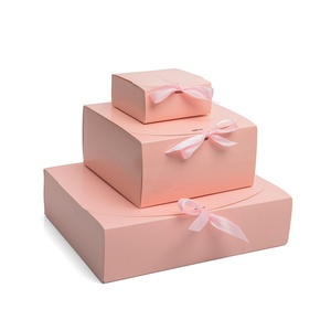 <b>Empty</b> Cardboard Slim <b>Gift</b> <b>Box</b> Small Practical Party Favors <b>Gifts</b> <b>Box</b> Ribbon Flip-top Kraft Paper <b>Gift</b> <b>Box</b> with Bow - Product Image 5