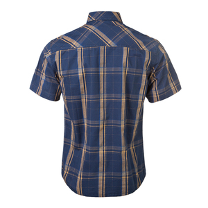 Logotipo personalizado Camisas de hombre Manga larga Algodón puro Lijado Camisas casuales de negocios Sentido mayor de papá joven y de mediana edad - Product Image 2