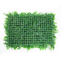 ZC personnalisé faux verdure buis haie gazon synthétique en plastique plante artificielle mur pour la décoration intérieure extérieure