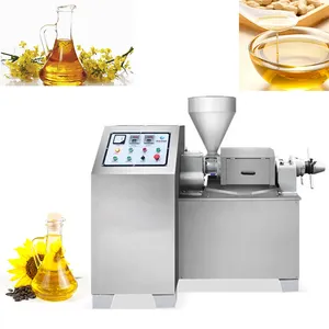 Máquina prensadora de semillas semicomercial, uso doméstico, prensado de aceite de sésamo