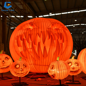 SGL057 vendita calda Lanterna <span class=keywords><strong>De</strong></span> Festival Zoo parco illuminazione Lanterna di zucca per la decorazione di Halloween - Product Image 5