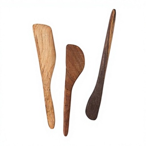 Juego de Cuchillos para Queso de Madera, Modernos y Ecológicos, con Acabado Espejo, Espátula para Mantequilla con Mango, AZ ENTERPRISES, para Bodas - Product Image 2