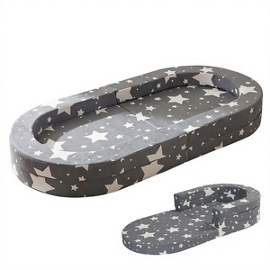 OEM Travel Toddler <b>Bed</b> 3 in 1 <b>Portable</b> Foldable Chair Soft Foam Floor Lounger with Washable Cover Modern Travel Kids Travel <b>Bed</b> - Product Image 1