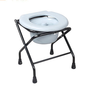 Foldable Lightweight <b>Commode</b> <b>Chair</b> For Elderly Pregnant Disabled Household Use With Foam Seat And Bucket Foshan Origin - Product Image 3
