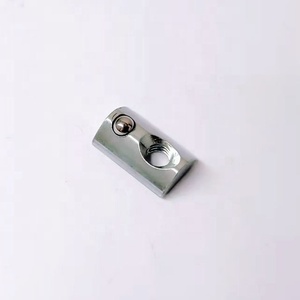 Écrou à demi-bille à <span class=keywords><strong>ressort</strong></span> en métal zingué M4 M5 M6 pour profilés aluminium 2020 - Product Image 4