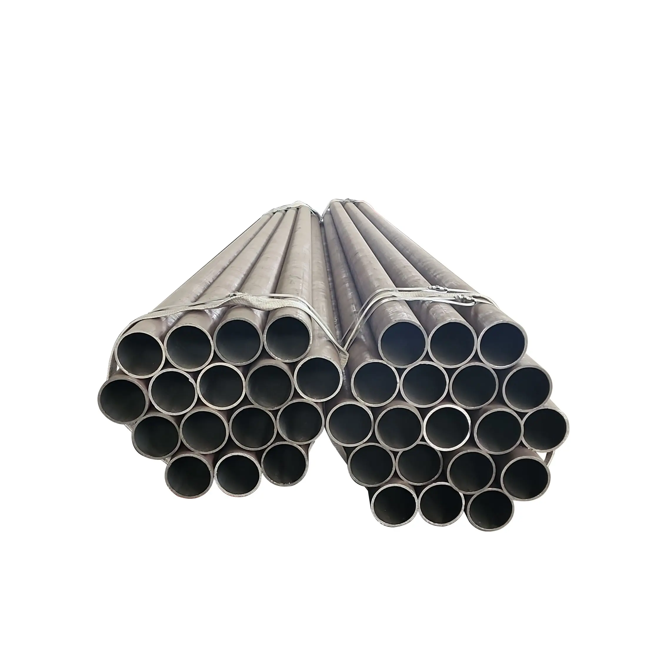 Vente en gros de tuyaux en acier au carbone de haute qualité ronds de grand diamètre personnalisés pour la construction d'oléoducs
