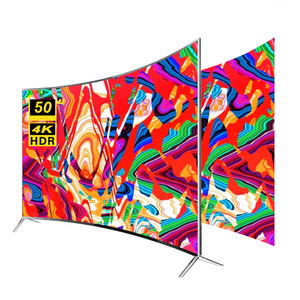 Curved Screen 50 Inch Smart Android LED Ultra HD 4K Smart Television with Wi-Fi - Product Image 1