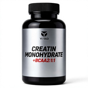 Creatina Monohidrato BCAA 2:1:1 en Cápsulas, Suplemento Dietético, 120 Cápsulas, Nutrición Deportiva OEM - Product Image 1