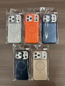 Soporte de Lente de Cámara Ultra Delgado de Bajo Costo, Anillo Magnético, Funda de Teléfono Naranja para 17 Pro Max 17 Pro - Product Image 3
