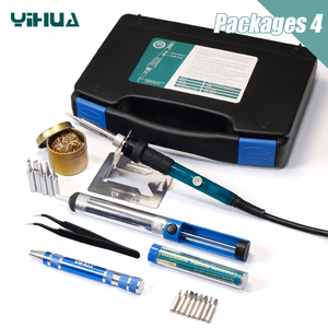 Soldador Eléctrico Ajustable y Temperable YIHUA 947-II de 60W con Soporte para Puntas de Soldadura y Reparación W216 - Product Image 3