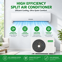 AC Inverter Split Dinding 50Hz 12000 BTU 1 Ton R410a 1.5HP Variable WiFi Hanya Pendingin Hemat Energi untuk Rumah Tangga