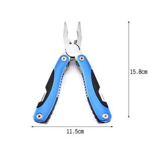 Industrial Grade Multifunction <b>Pliers</b> Stainless Steel Folding Pocket Tool 11 Function Utility <b>Pliers</b> for Outdoor Repair - Product Image 4