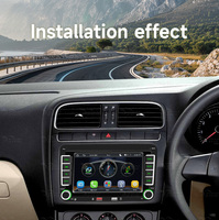 Autoradio BQCC 2 DIN 7 pouces, CarPlay sans fil, Android Auto, autoradio stéréo AUX USB BT RDS FM, lecteur MP5, autoradio Android
