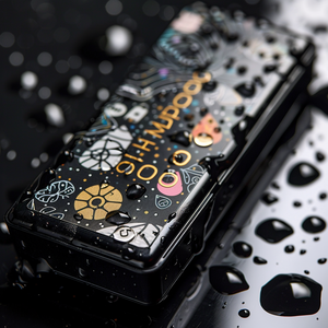 Logo in ấn Blush Palette bóng mắt lông mày bút chì lông mi nền tảng mỹ phẩm tư nhân nhãn tùy chỉnh dán - Product Image 4