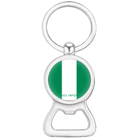 Llavero Abridor de Botellas con la Bandera de Nigeria, el Más Vendido, para Papá, Esposo, Regalo de Cumpleaños, Aniversario, Día del Padre