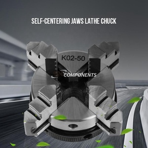 3/4 hàm gỗ Máy tiện Chuck Hướng dẫn sử dụng Chuck tự định tâm tự làm kim loại gỗ phụ kiện lớn thông qua các lỗ máy tiện Phần 3 hàm Chuck - Product Image 4