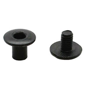 الفولاذ شيكاغو حزام المسمار دونغقوان برشام 4 مللي متر M5 حقيبة الأجهزة الصلبة قوس قزح النحاس آخر شقة الأسود التجليد شيكاغو المسمار - Product Image 2