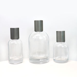 Botella de Perfume de Vidrio Transparente con Hombros Redondeados, Precio de Fábrica, Botella de Perfume Vacía con Atomizador, Botella Dispensadora de Cosméticos en Varios Tamaños - Product Image 1