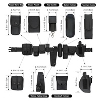 Ceinture Tactique Détachable pour Sécurité, Système Modulaire d'Équipement, Étui, Pochette Lampe Torche, Kits Utilitaire, Ceinture de Service Moulée