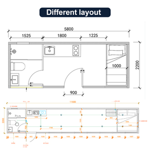 <span class=keywords><strong>บ้าน</strong></span>สำเร็จรูปแบบโมดูลาร์อะลูมิเนียมสำหรับการบิน ขนาด 40 ฟุต สำหรับใช้เป็นออฟฟิศในสวน <span class=keywords><strong>บ้าน</strong></span>พักตากอากาศ ร้านอาหาร หรือที่นั่งพักผ่อน เหมาะสำหรับอยู่อาศัย - Product Image 3