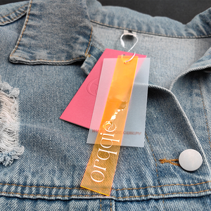 Logo en relief personnalisé hip-hop populaire nouveaux vêtements étiquette volante Laser argent carte réflexe PVC étiquette souple film holographique beurre Pape - Product Image 5