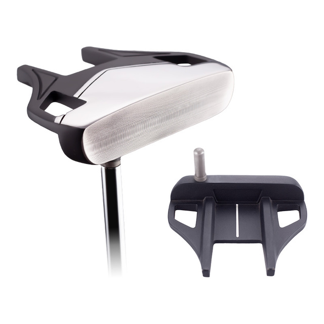 New Design OEM Mallet Putter CNC Milled Golf Putter Head Custom Stainless Steel Custom Logo Golf Clubs