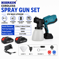 HIERKIN Pistola de Pulverización Recargable, Pistola de Agua para Lavado de Autos, Pistola de Pulverización Eléctrica