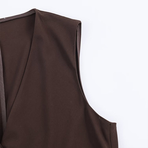 Vêtements pour femmes ZATRHMBM, nouvelle mode 2025, veste asymétrique en dentelle, style rétro décontracté, manches longues, coupe ajustée, veste polyvalente pour femmes - Product Image 4