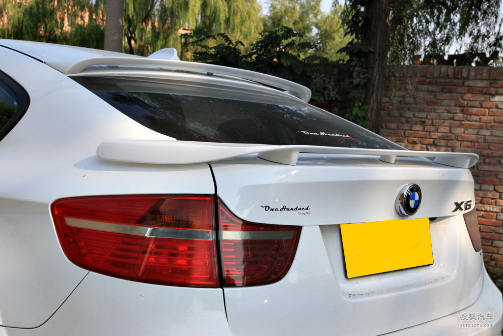 Spoiler Posteriore Per BMW X6 E71 (2008-2014) - Look Carbonio, In ABS, Adesivo Per Installazione, Design Aerodinamico