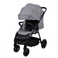 2025 nouveau design chaise de poussée pliable compacte avec poignée réversible landau pour bébé adapté à la cabine 4 en 1 poussette bébé