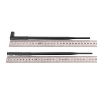 Antenne en caoutchouc cellulaire 3 bandes 29 cm de long, polarisation verticale 7 dBi LTE 4G 2700 MHz, avec connecteur mâle en plastique
