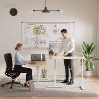 Bureau debout en forme de L, réglable en hauteur électriquement, bureau d'angle en forme de L, poste de travail à trois moteurs, table d'ordinateur
