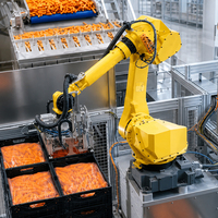 Robot Industri 4 Axis M-410iC/315, Beban Angkut 315kg, Jangkauan 3143mm, Lengan Robotik untuk Palletizing, Loading, dan Unloading